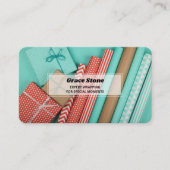 Geschenkwrapping Visitenkarte (Vorderseite)