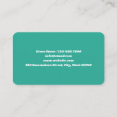 Geschenkwrapping Visitenkarte (Rückseite)