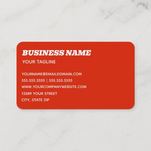 Geschenkwrapping Visitenkarte (Rückseite)