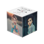 Geschenkwüre der Besten Onkel und am liebsten Foto Würfel (Vorderseite Schrägansicht)