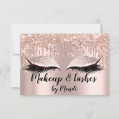 Geschenkzertifikat Brows Lash Extension Rosen Blus (Rückseite)