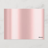 Geschenkzertifikat Lashes Extension Makeup Artist Postkarte (Rückseite)