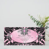 Geschenkzertifikat Mode Salon Jewelry Zebra Bow (Stehend Vorderseite)
