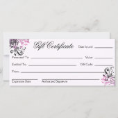 Geschenkzertifikat Nail Studio und Salon (Rückseite)