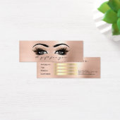 Geschenkzertifikat Rose Gold Lashes Makeup (Schreibtisch)