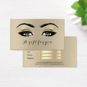 Geschenkzertifikat Sepia Gold Lashes Makeup Artist (Schreibtisch)