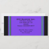 Geschenkzertifikat Türkisch lila (Rückseite)