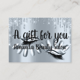 Geschenkzertifikat Wellness-Center Nails Luxury Bl Visitenkarte