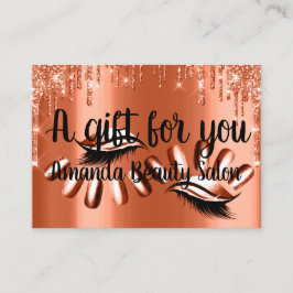 Geschenkzertifikat Wellness-Center Nails Luxus Ora Visitenkarte