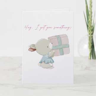 Geschenkziele Feiertagskarte