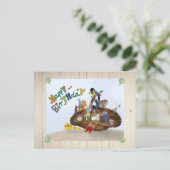 Geschich tenkorb postkarte (Stehend Vorderseite)