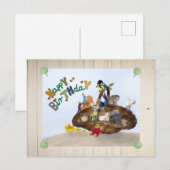 Geschich tenkorb postkarte (Vorne/Hinten)