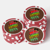 Geschichte 1976 pokerchips (Stapel)