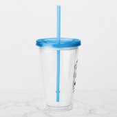 Geschichte Acres Straw Tumbler Acryltrinkbecher (Rechts)
