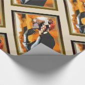 Geschichte afrikanischer Mode Geschenkpapier (Ecke)