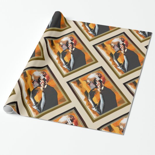 Geschichte afrikanischer Mode Geschenkpapier (Ungerollt)