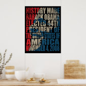 Geschichte als Poster (Küche)