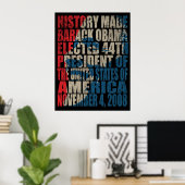 Geschichte als Poster (Heimbüro)