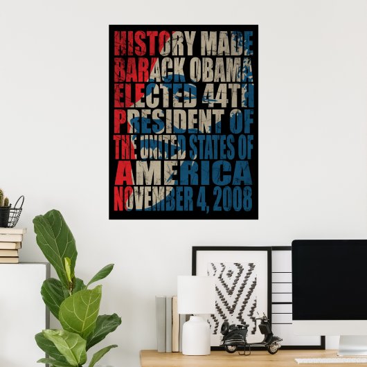Geschichte als Poster (Heimbüro)