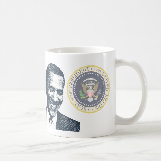 GESCHICHTE - Amtseinführung von Präsident Obama Kaffeetasse (Rechts)