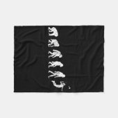 Geschichte Badminton Lover Print Funny Badminton E Fleecedecke (Vorderseite (Horizontal))