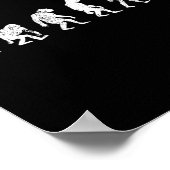 Geschichte Badminton Lover Print Funny Badminton E Poster (Ecke)
