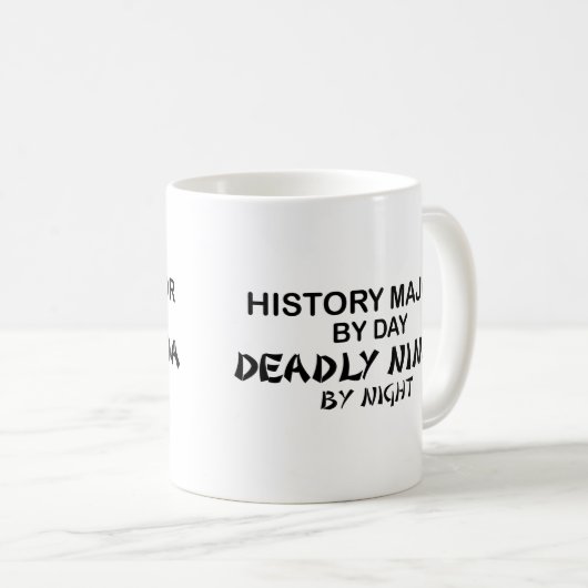 Geschichte bedeutendes tödliches Ninja Kaffeetasse (VorderseiteRechts)