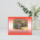 Geschichte, Beweise, Archäologie Postkarte (Stehend Vorderseite)