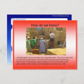 Geschichte, Beweise, Archäologie Postkarte (Vorne/Hinten)