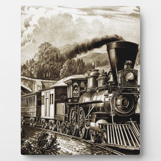 Geschichte der Dampflokomotive-Motor Fotoplatte (Vorderseite)