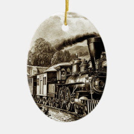 Geschichte der Dampflokomotive-Motor Keramikornament