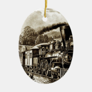Geschichte der Dampflokomotive-Motor Keramikornament