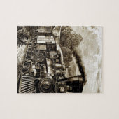 Geschichte der Dampflokomotive-Motor Puzzle (Horizontal)