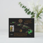 Geschichte der Hawaiianischen Inseln Postcard Postkarte (Stehend Vorderseite)