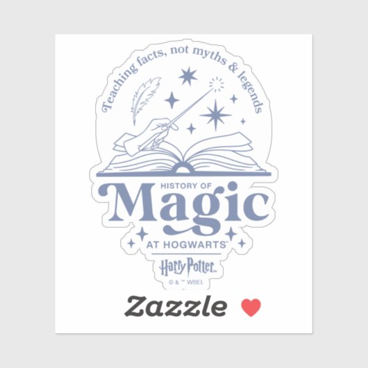 Geschichte der Magie bei HOGWARTS™ Aufkleber (Blatt)
