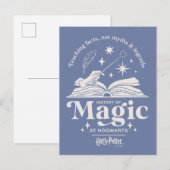 Geschichte der Magie bei HOGWARTS™ Postkarte (Vorne/Hinten)