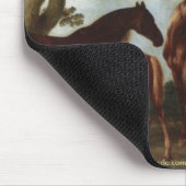 GESCHICHTE der PFERDE-Kollektion Mousepad (Ecke)