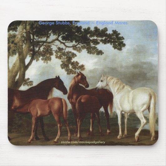 GESCHICHTE der PFERDE-Kollektion Mousepad (Vorne)