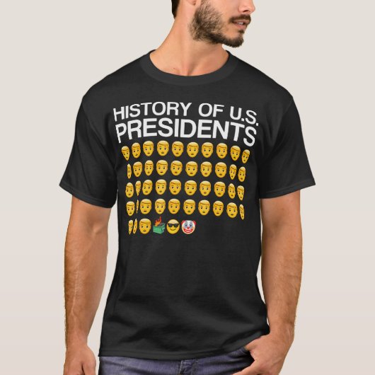 Geschichte der Präsidenten der USA Bi Den T-Shirt (Vorderseite)
