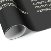 Geschichte der schwarzen Erfinder Geschenkpapier (Rolleneckpunkt)