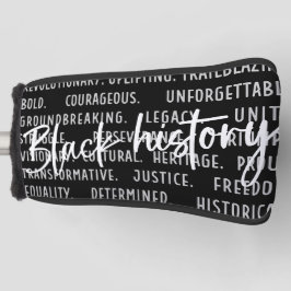 Geschichte der schwarzen Monate für Golfer Golf Headcover