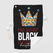 Geschichte der schwarzen Monate für Golfer Golfhandtuch (Insitu)