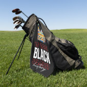 Geschichte der schwarzen Monate für Golfer Golfhandtuch (Gras)