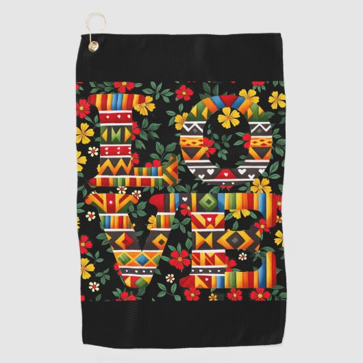 Geschichte der schwarzen Monate für Golfer Golfhandtuch (Vorderseite)