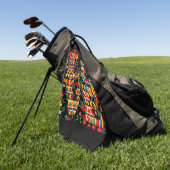 Geschichte der schwarzen Monate für Golfer Golfhandtuch (Gras)