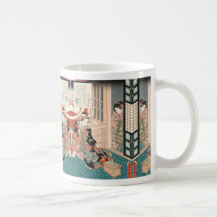 Geschichte der Tasse Courtesan Shiratama (gekachel