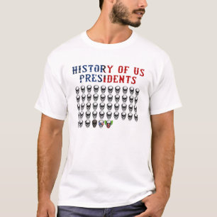 Geschichte der US-Präsidenten 46. Clown Präsiden T-Shirt