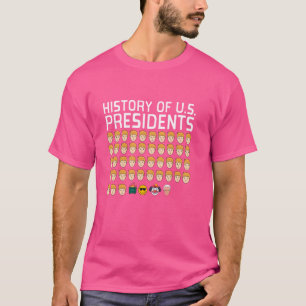 Geschichte der US-Präsidenten - ehemalige Präsiden T-Shirt