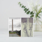 Geschichte der USA Postkarte (Stehend Vorderseite)