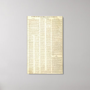 Geschichte der Wahlhäuser von Deutschland Leinwanddruck